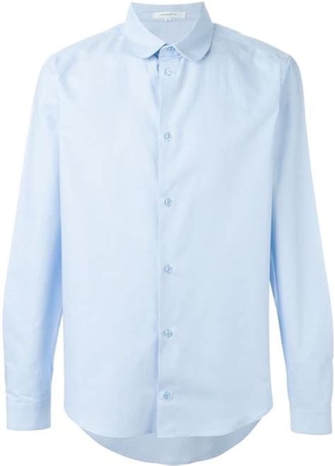 gucci peter pan collar blue shirt mens|gucci jersey t shirt.